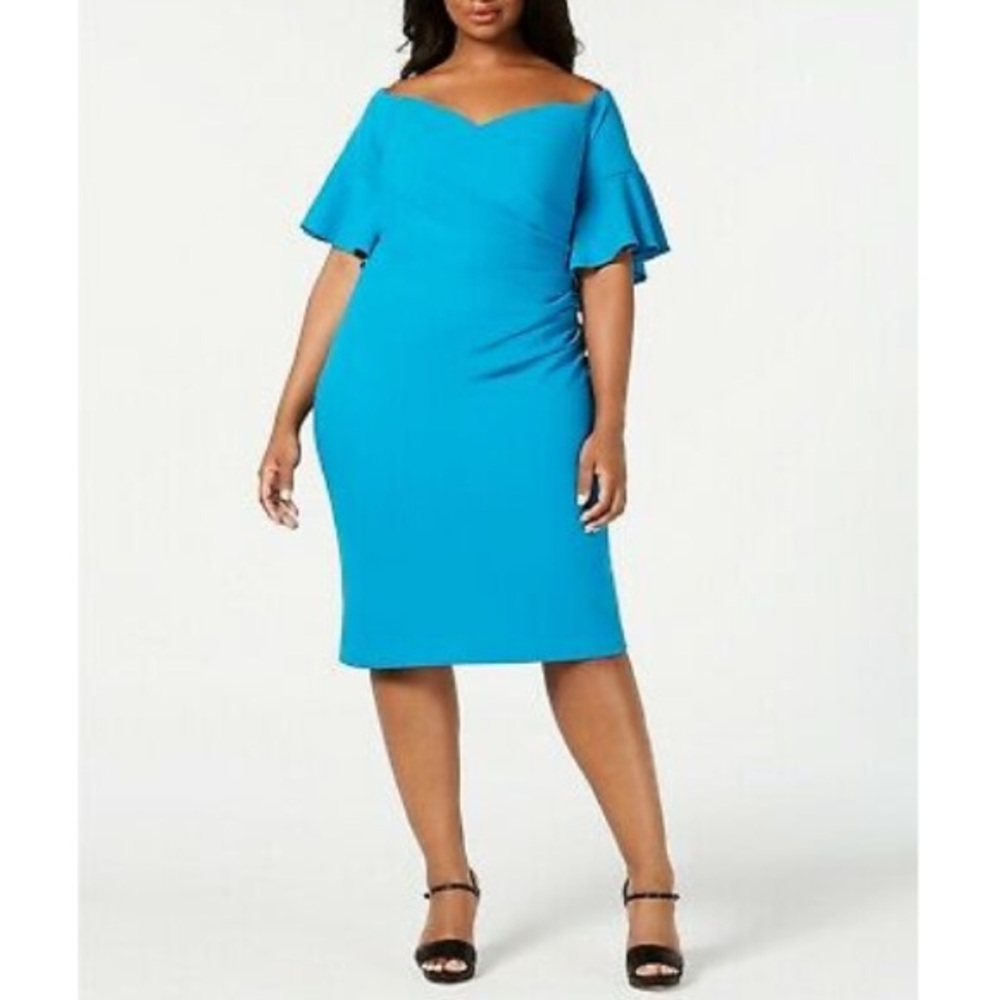 NWT Teal Calvin Klein Dress